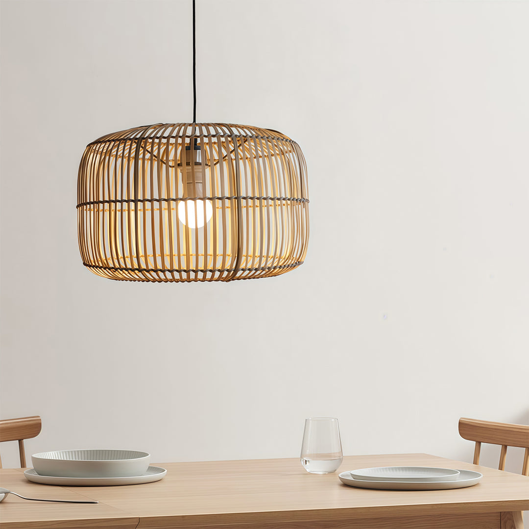 Woven Pendant Lights Japanese Minimalist Ceiling Light