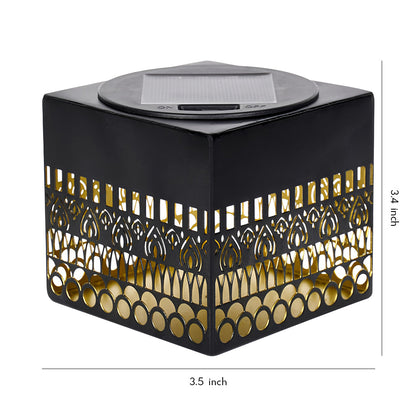 Wrought Iron Outdoor Wall Lights Solar Hollow Lamp
