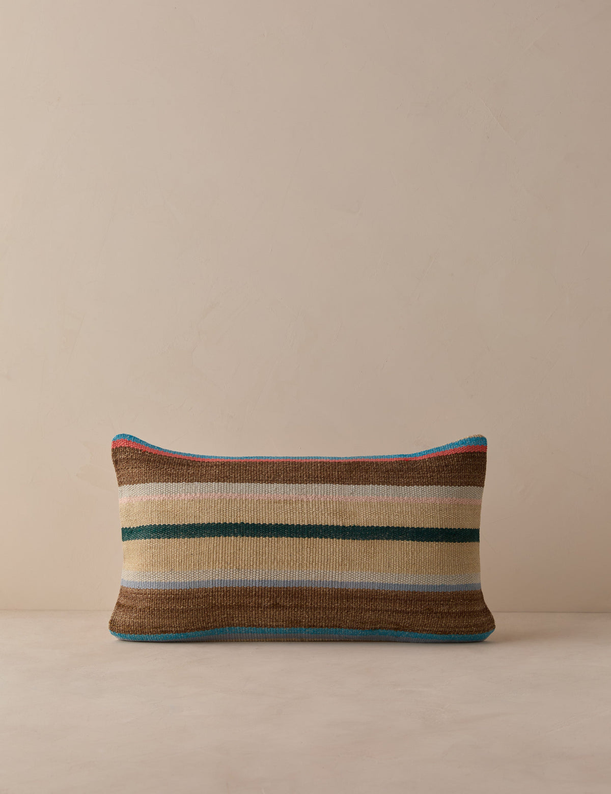 Vintage Lumbar Pillow No. 329, 12" x 20"