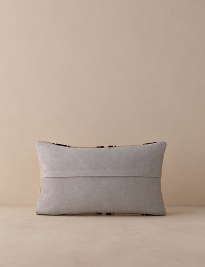 Vintage Lumbar Pillow No. 336, 12" x 20"