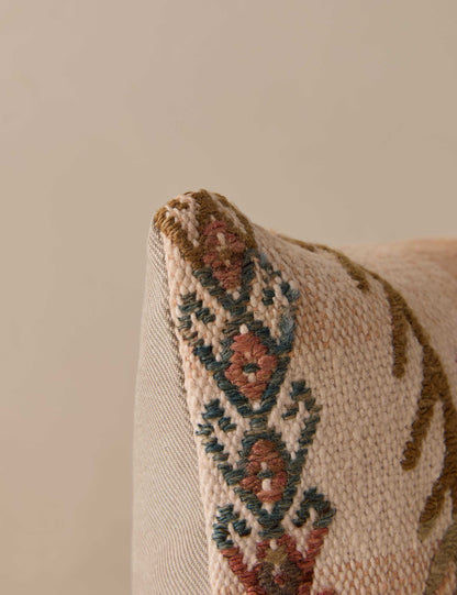 Vintage Lumbar Pillow No. 322, 12" x 20"