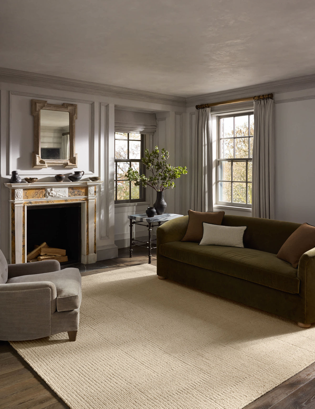 Greenwich Hand-Loomed Wool-Blend Rug by Jeremiah Brent x Loloi