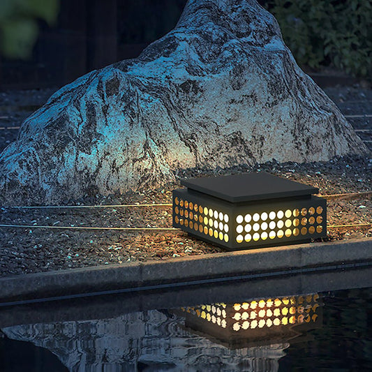 Zen Garden Light Vintage Filigree Pattern Landscape Light