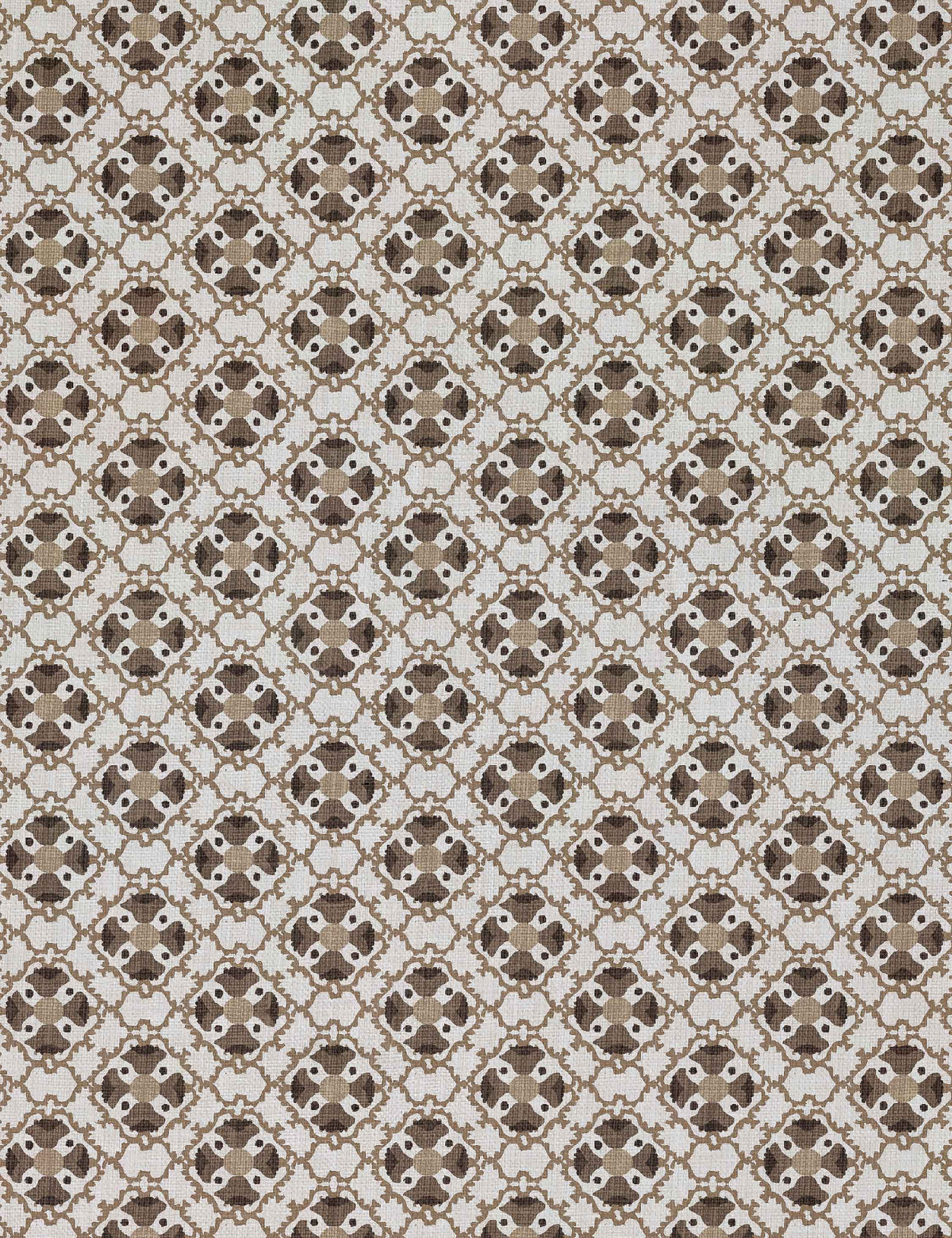 Medallion All Over Linen Fabric by Nathan Turner