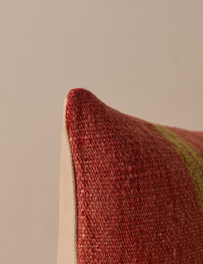 Vintage Lumbar Pillow No. 326, 12" x 20"